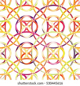 Irregular circles seamless pattern