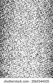 Irregular dashed stroke tweed fabric background.