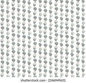Irregular dotted stripe pattern on white background. Vertical stripe dotted texture pattern.