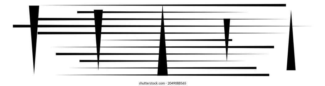 Irregular, grid mesh, lattice, grating geometric pattern element