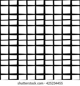 Irregular grid, mesh pattern. Seamlessly repeatable.