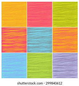 irregular line patterns in multiple colors