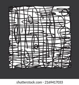 irregular lines background on white base
