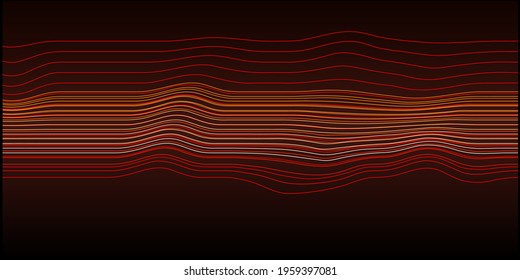 irregular lines pattern which create an abstract background. Vector Illustration