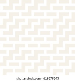 Irregular Maze Shapes Tiling Contemporary Graphic Design. Vector Seamless Black and White Pattern