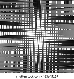 Irregular mesh, grid with random lines. Abstract geometric texture.