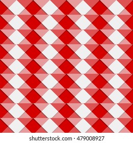 Irregular mosaic, grid repeatable background / pattern - Geometric square tiles pattern