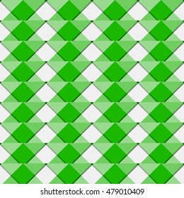 Irregular mosaic, grid repeatable background / pattern - Geometric square tiles pattern