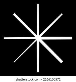 Irregular radial, radiating lines. Burst, spokes, explosion element. Starburst, sunburst converging lines, stripes