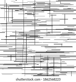 Irregular, random lines harsh texture. Abrasion, sketch, sketchy scribble lines 