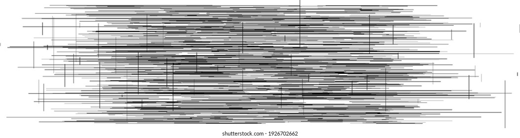 Irregular, random lines rough, harsh vector texture. Abrasion, sketch, sketchy scribble lines grid, mesh 