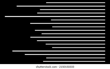 Irregular random lines, stripes pattern vector element