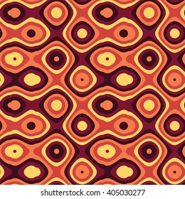 irregular round tiles - vector seamless pattern