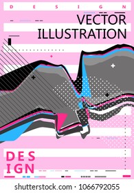 Irregular shape creating an abstract background.