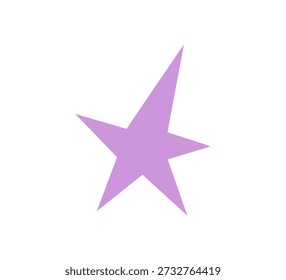 Ícone de forma de estrela irregular. Símbolo abstrato de explosão estelar. Adesivo de estouro de quadrinhos. Elemento de colagem de design gráfico. Figura de desenho animado Spiky. Ilustração vetorial isolada no fundo branco.