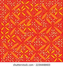 Irregular symbol but forming a pattern for wall ornament, decoration, or background.