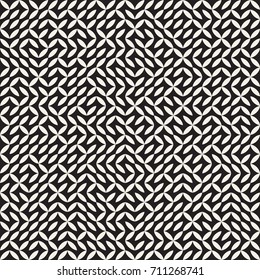 Irregular Techno Maze Lines. Abstract Geometric Background Design. Vector Seamless Black and White Chaotic Pattern.