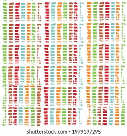 Irregular texture composed of mulricolored geometric elements. Colorful pattern. For use as background, wallpaper, prints, packaging paper and textiles. Abstract vector illustration. EPS10