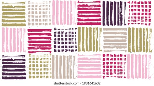 Irregular texture composed of mulricolored geometric elements. Colorful pattern. For use as background, wallpaper, prints, packaging paper and textiles. Abstract vector illustration. EPS10