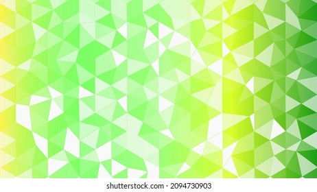 Irregular Triangle Abstract Background Green Yellow Gradient Eps 10