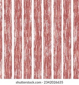 Irregular Variegated Stripes Dyed In red pink Colorway. Seamless Pattern.Seamless french farmhouse style stripes texture.