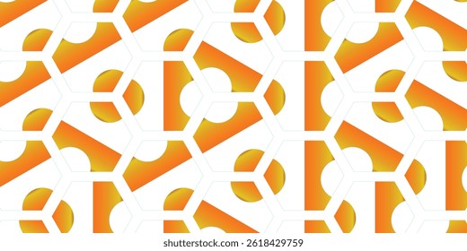 Irregular vectorgold dust and white abstract geometric pattern with triangles and hexagons