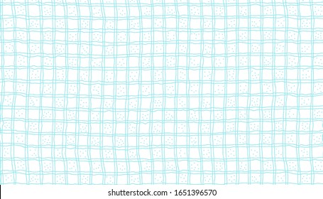 Irregular vertical and horizontal contour lines are repeated with small dots as a combination, vector illustration
