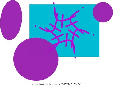 irregular and very simple vector abstract
