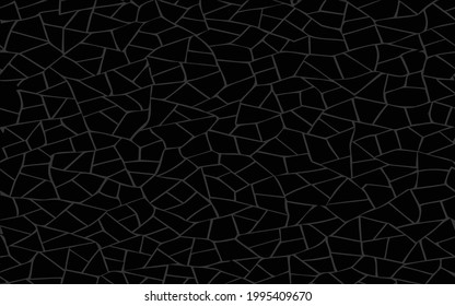 Irregular white cell texture isolates with a black background. architecture paving outdoor