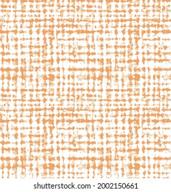 Irregulary Dashed Washed orangeTextured Background. Seamless Pattern.Acid Washed Effect Textured on white Background. Seamless Pattern.