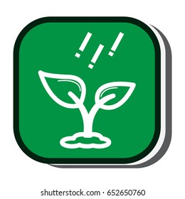 irrigate plant icon