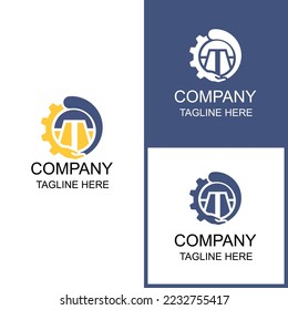 irrigation channel logo design can be used for digital and print