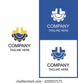 irrigation channel logo design can be used for digital and print