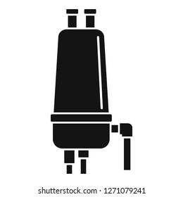 Irrigation filter icon. Simple illustration of irrigation filter vector icon for web design isolated on white background