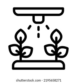 irrigation line icon illustration vector graphic 
