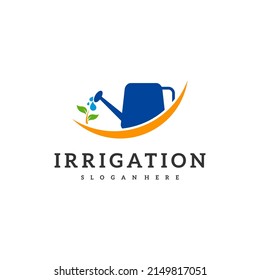 Irrigation logo design vector. Icon Symbol. Template Illustration