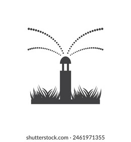 Irrigation logo design vector. Icon Symbol. Template Illustration