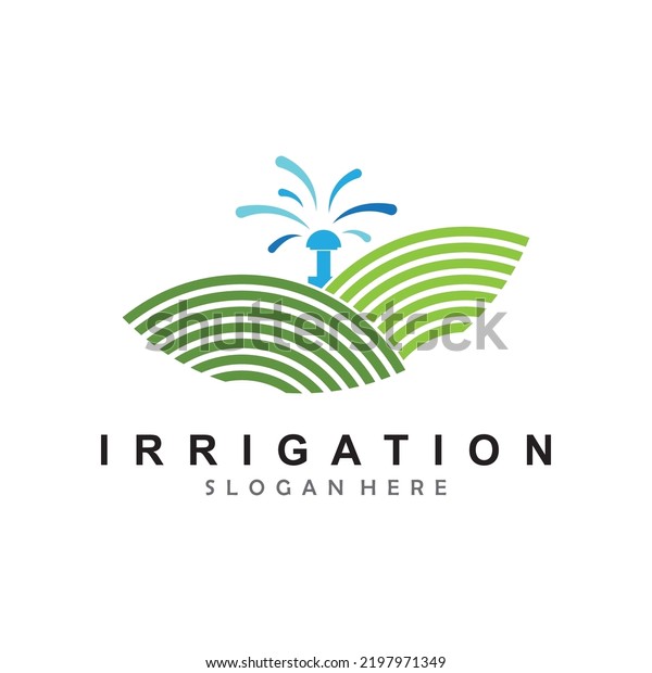 Irrigation Logo Design Vector Icon Symbol Stock Vector (Royalty Free ...