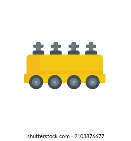 Icono de la máquina de riego. Icono de vector de la máquina de riego aislado en fondo blanco