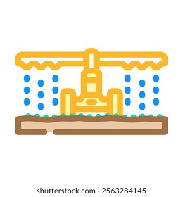 irrigation system agri tech color icon vector. irrigation system agri tech sign. isolated symbol illustration