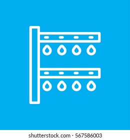 irrigation system icon illustration isolated vector sign symbol