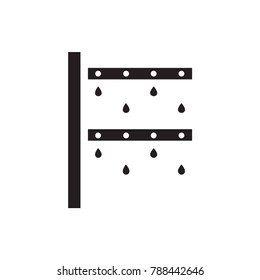 irrigation system icon illustration isolated vector sign symbol