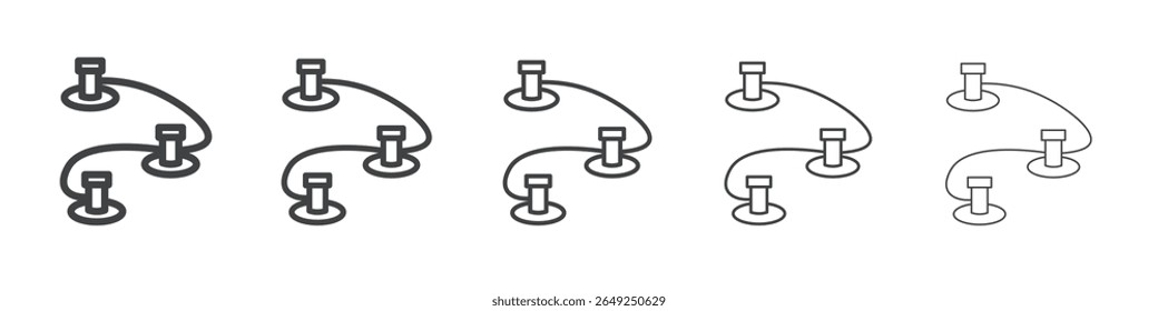 ícone do sistema de irrigação símbolo simples de coleção de ilustrações