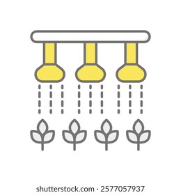 Irrigation System icon vector stock illustration