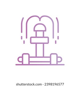 irrigation system icon with white background vector stock illustration