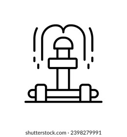 irrigation system icon with white background vector stock illustration