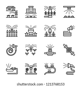 Irrigation System Icons