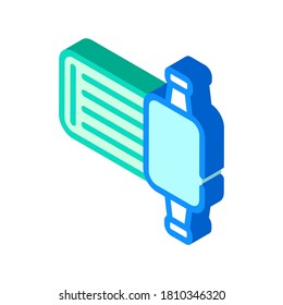 herramienta de riego vector de ícono isométrico. signo de la herramienta de riego. ilustración de símbolo aislado