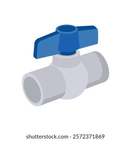 Irrigation Valve Flat Icon, Vector illustration
