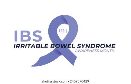 Irritable bowel syndrome awareness month. background, banner, card, poster, template. Vector illustration.
